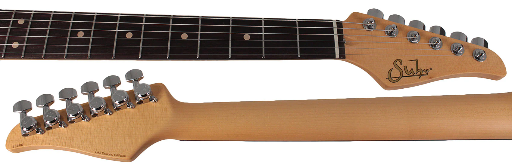 Suhr Classic S HSS Guitar, Olympic White, Rosewood - Image 8
