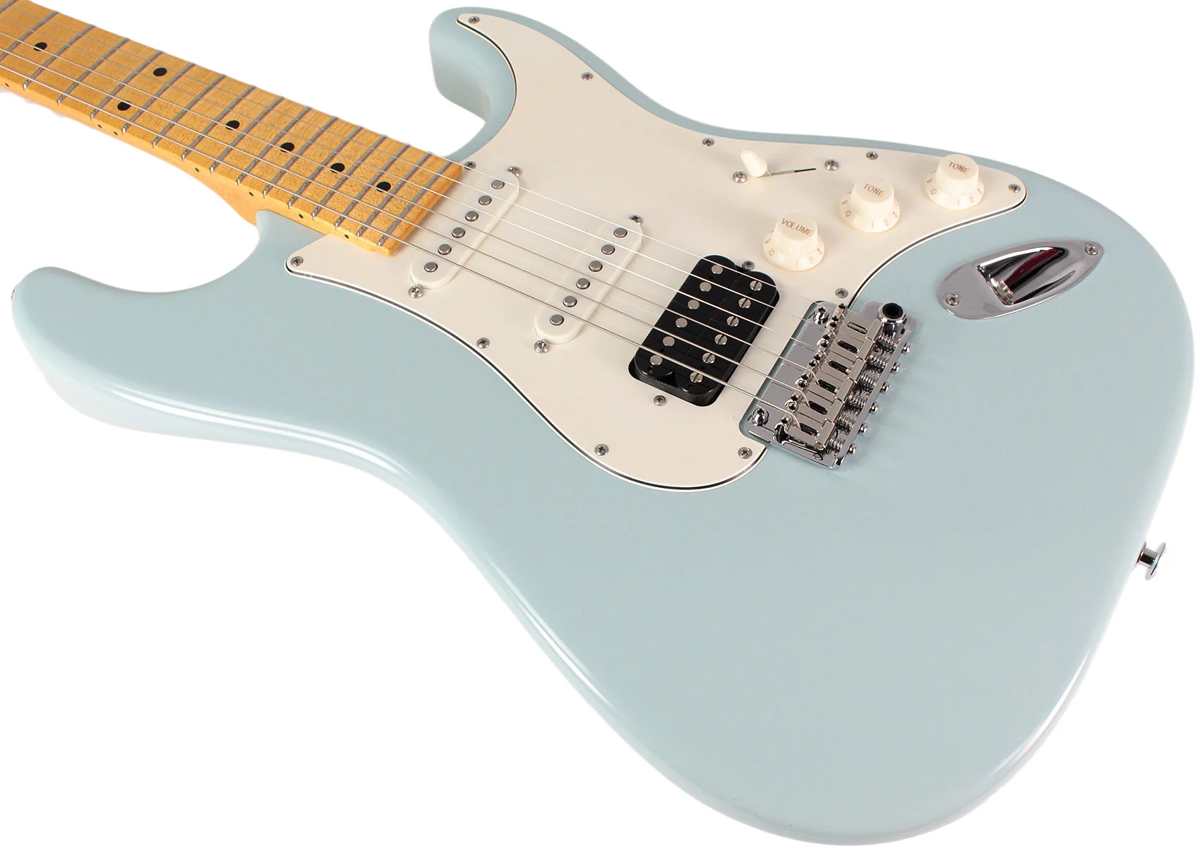 Suhr Classic S HSS Guitar, Sonic Blue, Maple - Image 4