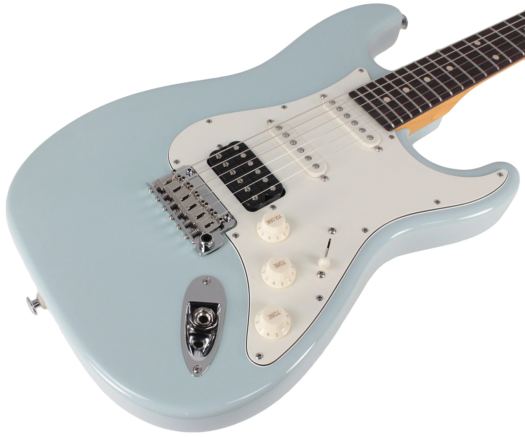 Suhr Classic S HSS Guitar, Sonic Blue, Rosewood - Image 2