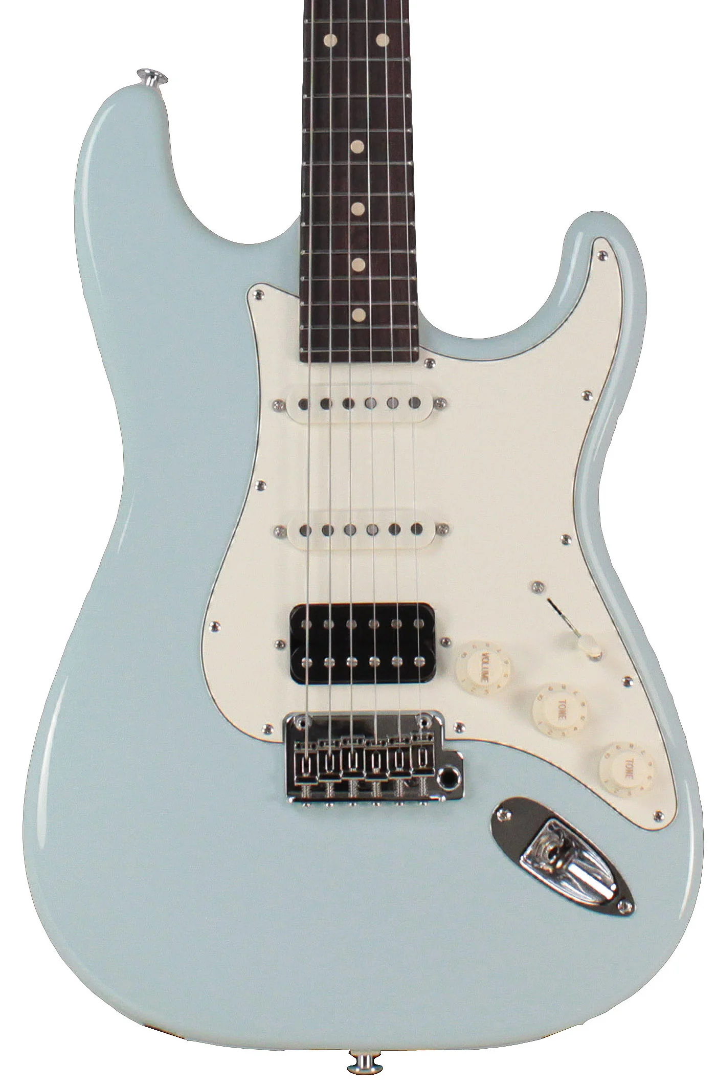 Suhr Classic S HSS Guitar, Sonic Blue, Rosewood - Image 6