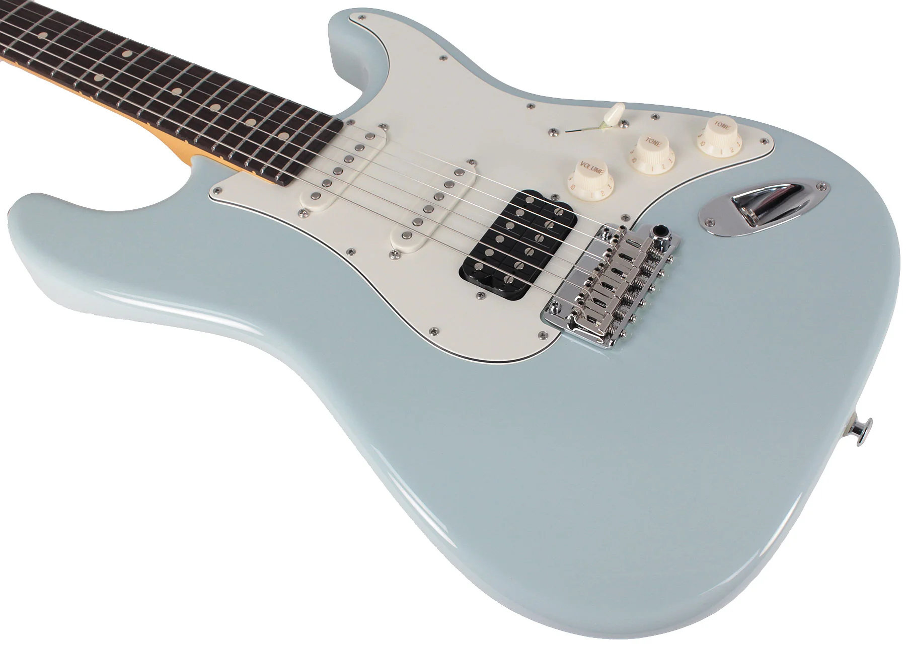 Suhr Classic S HSS Guitar, Sonic Blue, Rosewood - Image 4