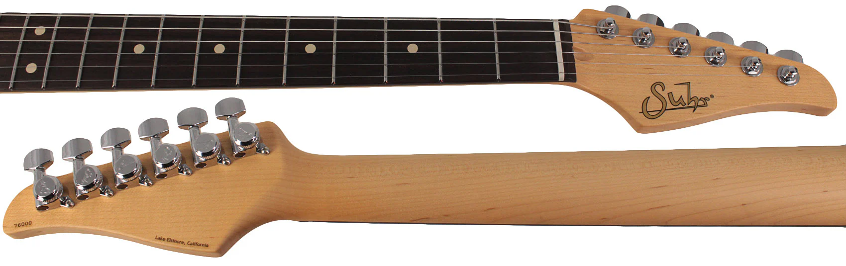 Suhr Classic S HSS Guitar, Sonic Blue, Rosewood - Image 8