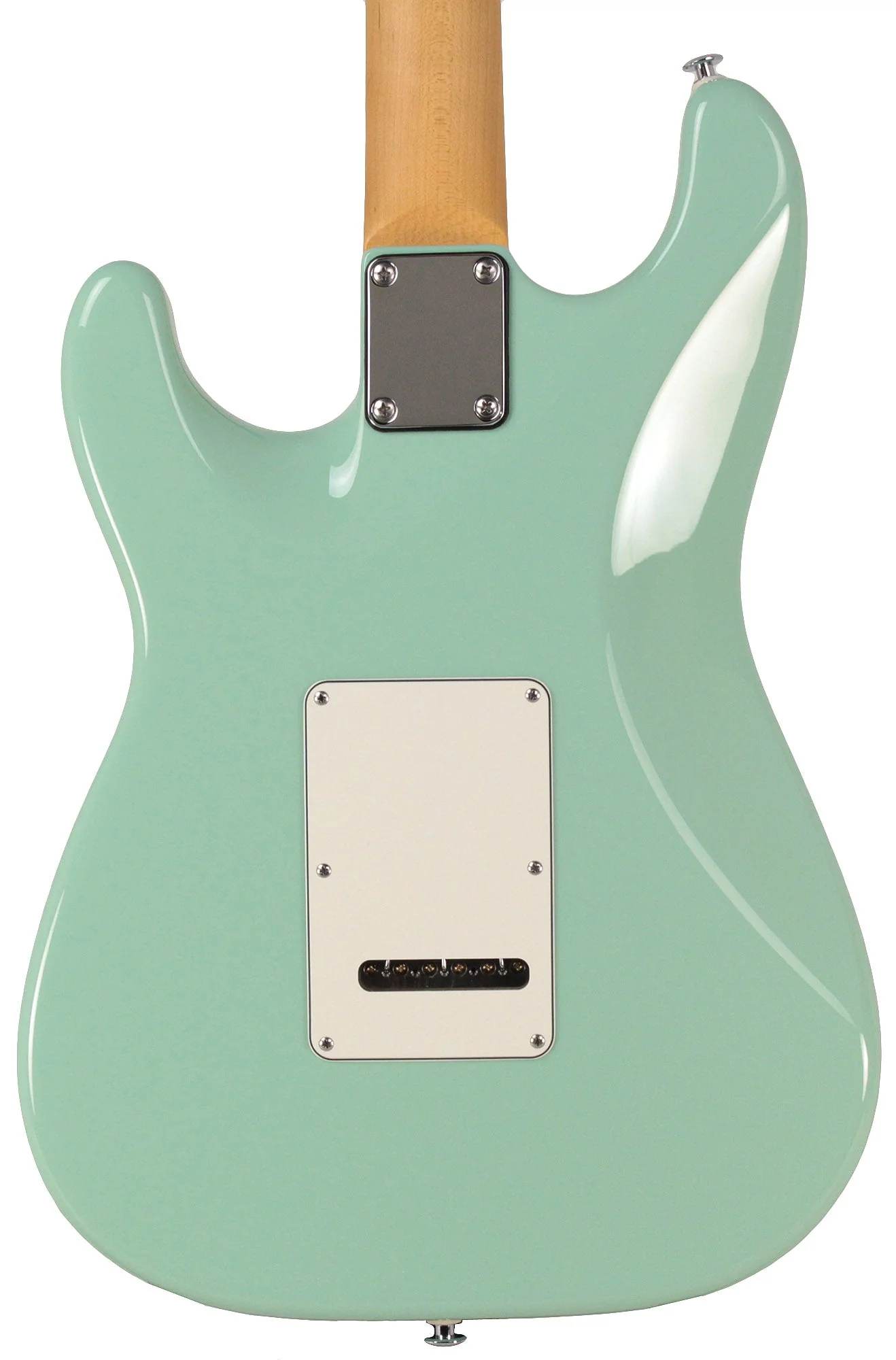Suhr Classic S HSS Guitar, Surf Green, Maple - Image 3