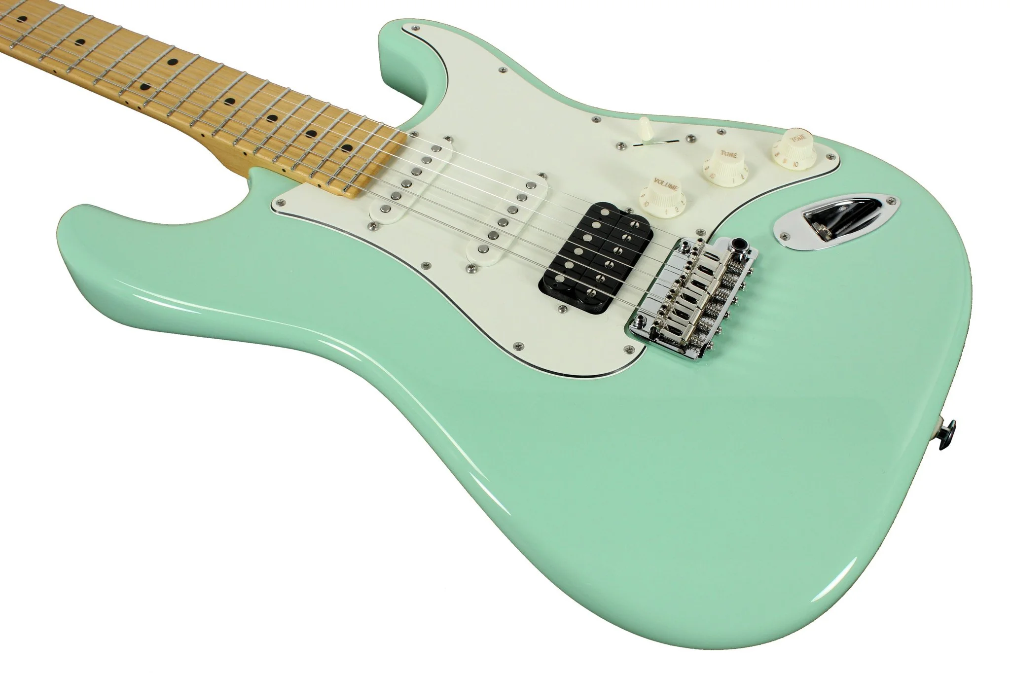 Suhr Classic S HSS Guitar, Surf Green, Maple - Image 6