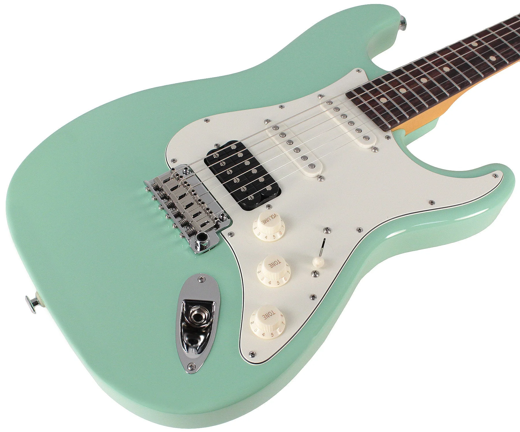 Suhr Classic S HSS Guitar, Surf Green, Rosewood - Image 2