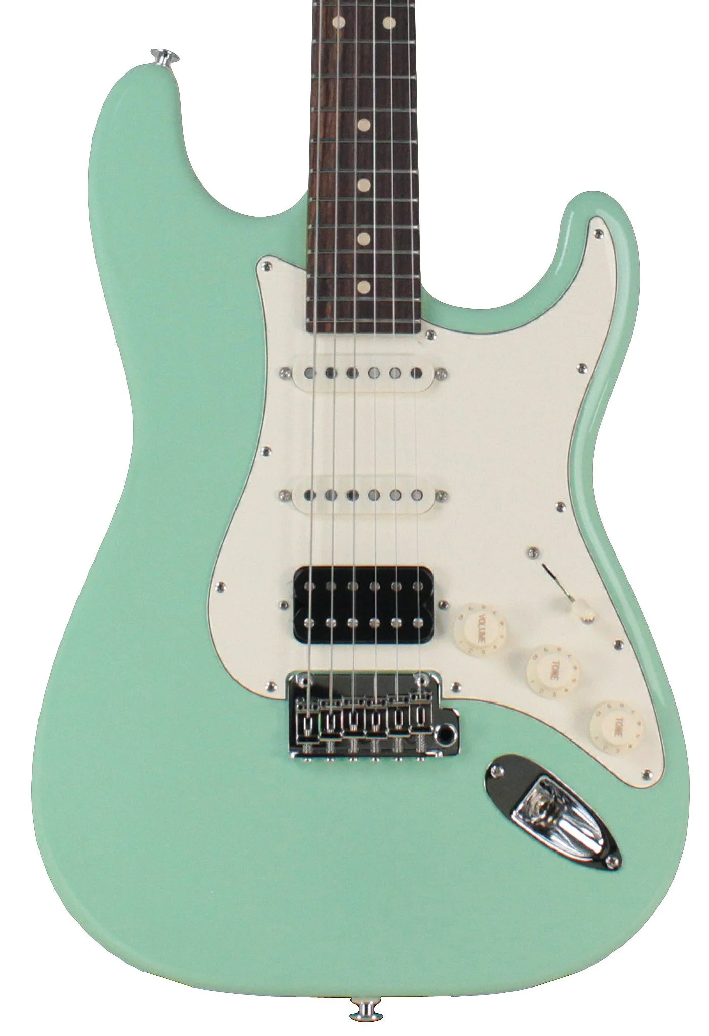 Suhr Classic S HSS Guitar, Surf Green, Rosewood - Image 6