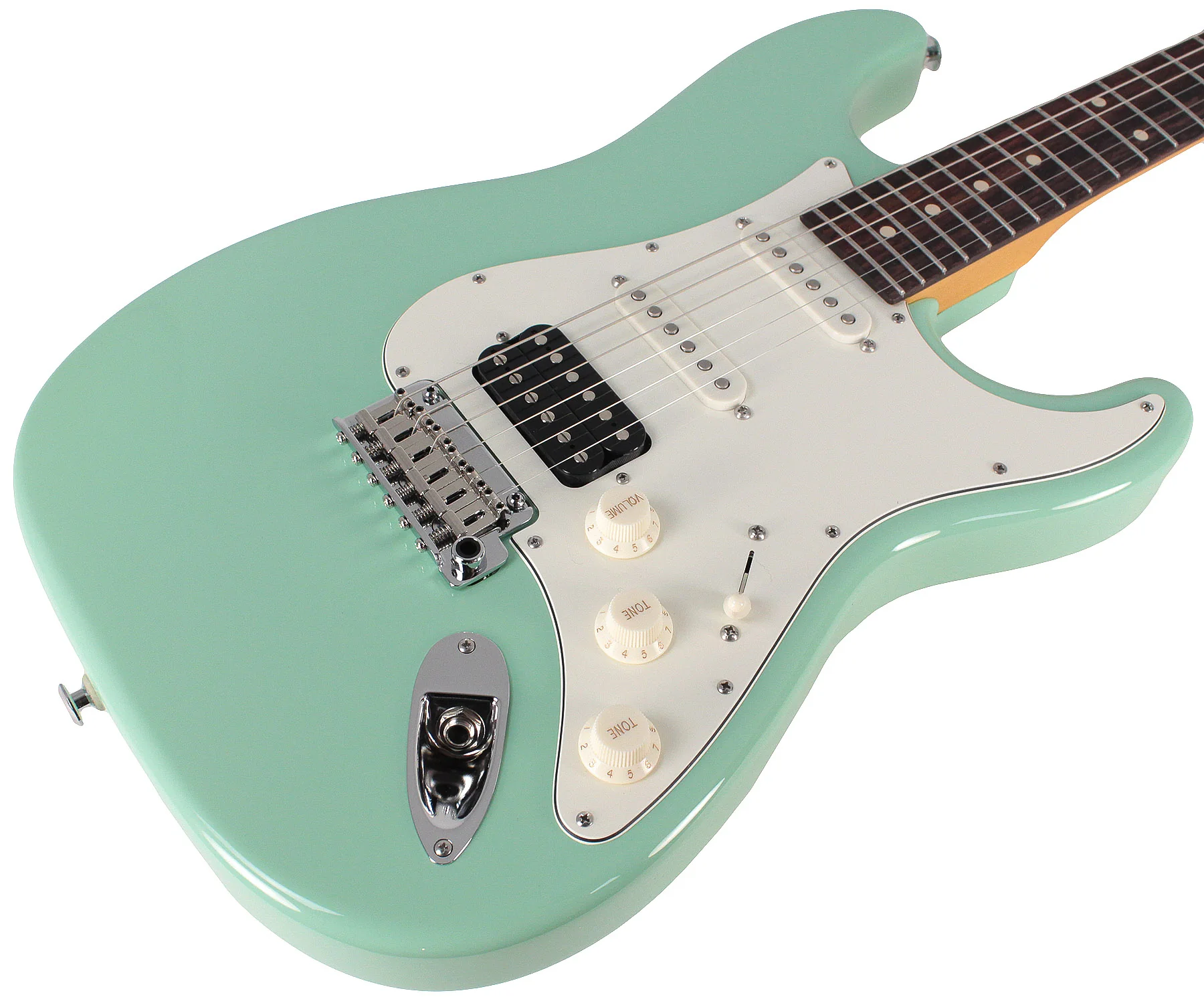 Suhr Classic S HSS Guitar, Surf Green, Rosewood - Image 2