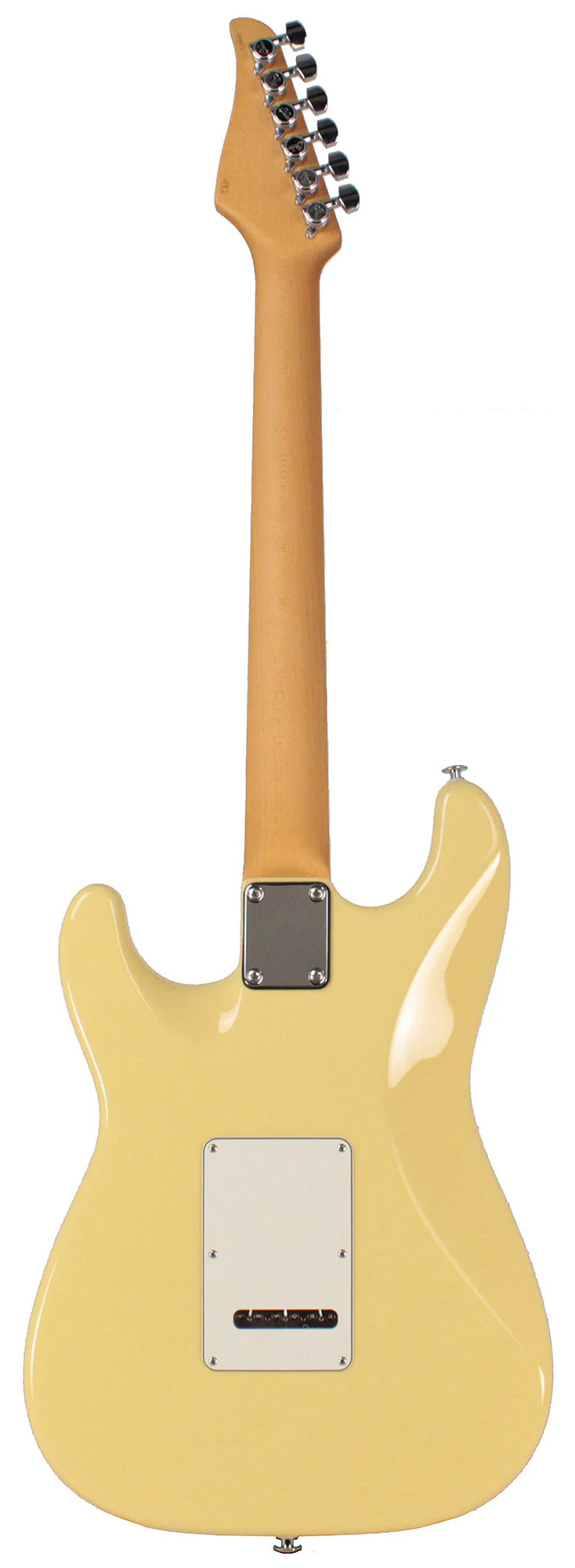 Suhr Classic S HSS Guitar, Vintage Yellow, Rosewood - Image 6