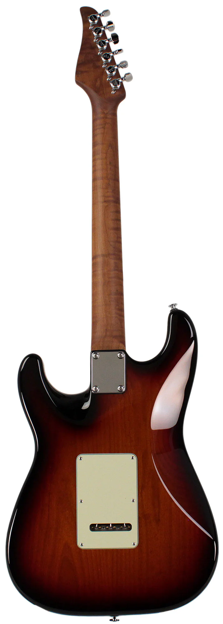 Suhr Select Classic S HSS Roasted Flamed Guitar, 3-Tone Burst, Rosewood - Image 7