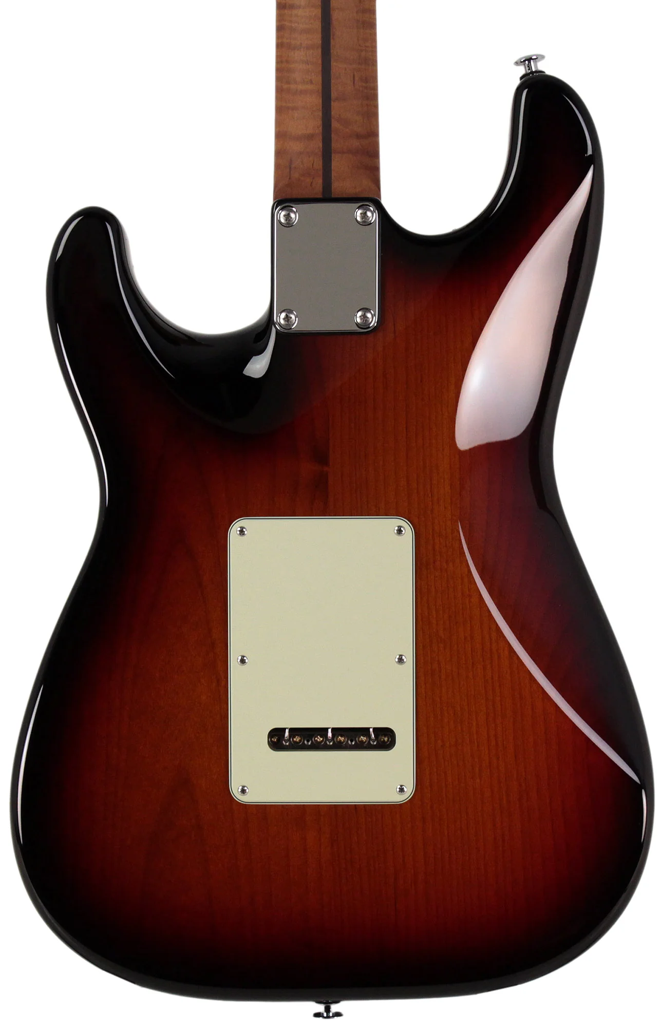 Suhr Select Classic S HSS Roasted Flamed Guitar, 3-Tone Burst, Maple - Image 6