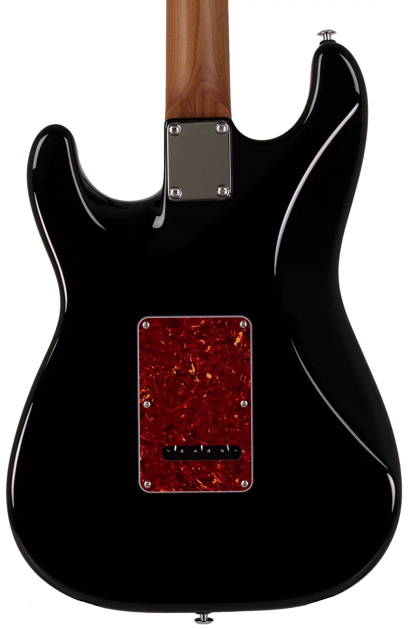 Suhr Select Classic S HSS Guitar, Roasted Neck, Black, Tortoise Shell - Image 5