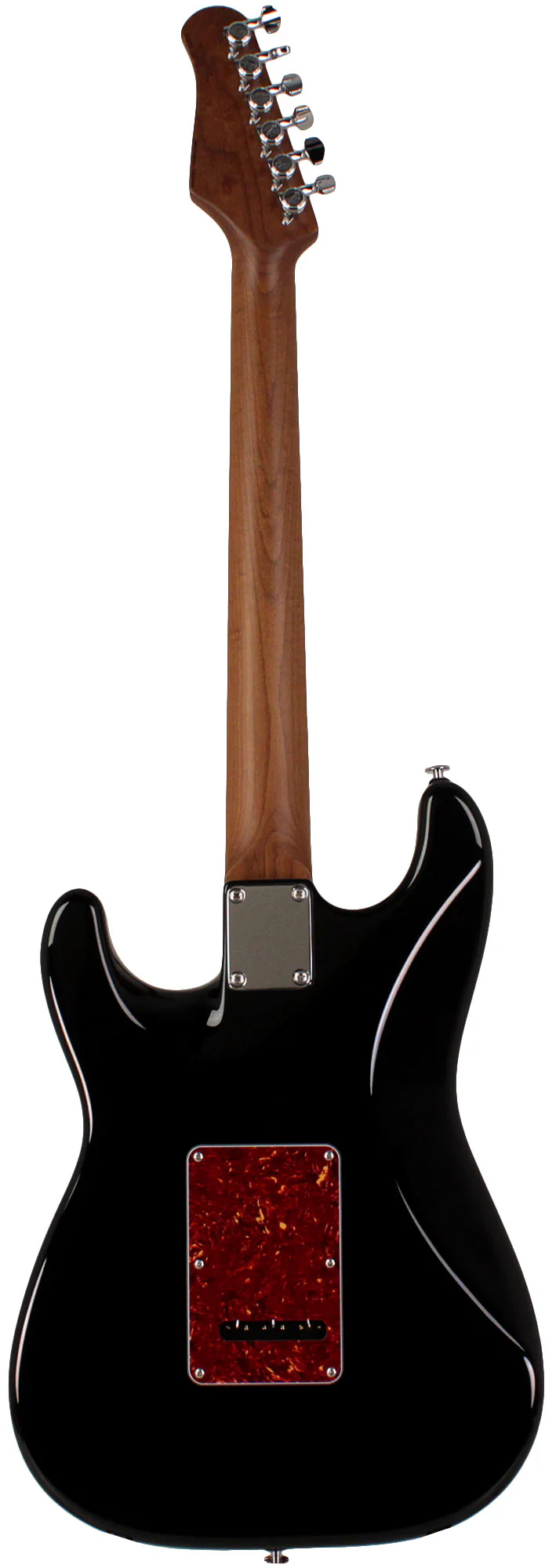 Suhr Select Classic S HSS Guitar, Roasted Neck, Black, Tortoise Shell - Image 7
