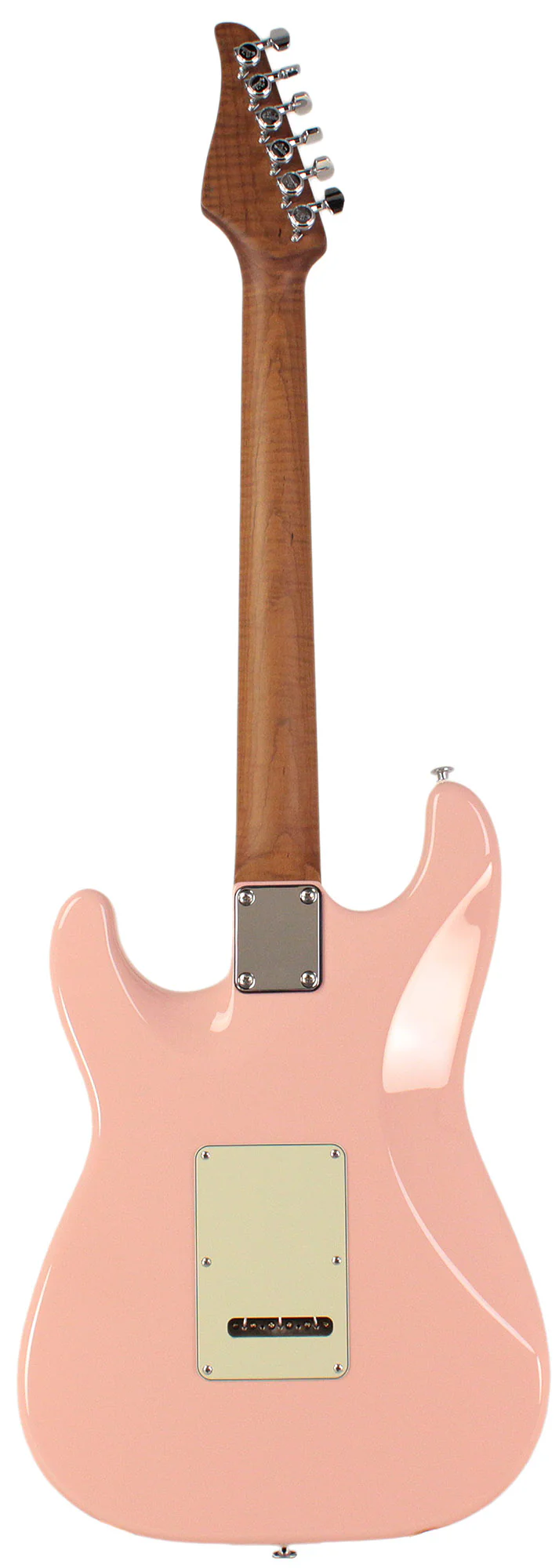 Suhr Select Classic S HSS Roasted Flamed Guitar, Shell Pink, Rosewood - Image 7
