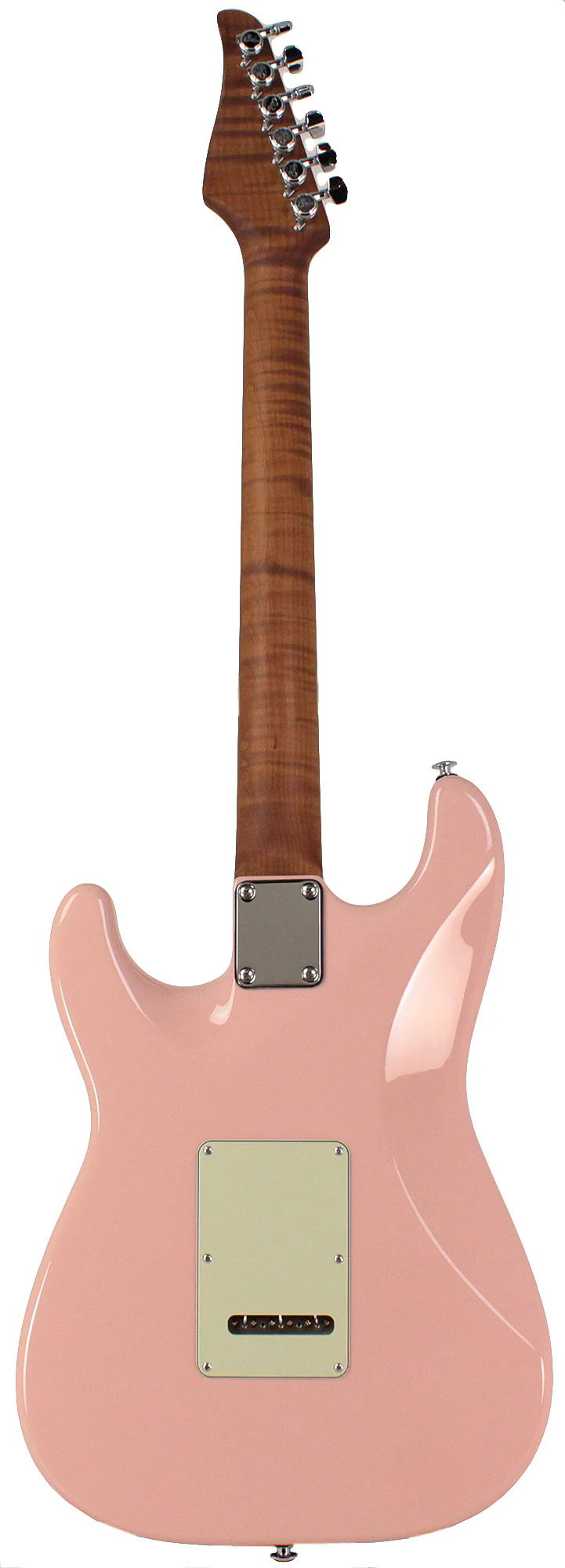 Suhr Select Classic S HSS Roasted Flamed Guitar, Shell Pink, Rosewood - Image 7