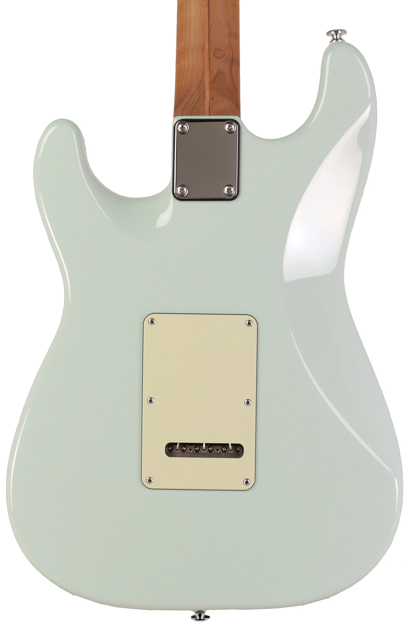 Suhr Select Classic S HSS Guitar, Roasted Flamed Neck, Sonic Blue, Maple - Image 6
