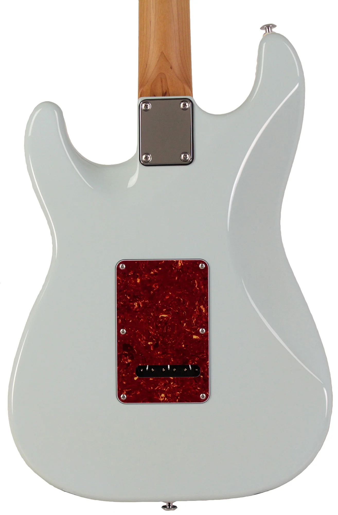 Suhr Select Classic S HSS Guitar, Roasted Neck, Sonic Blue, Tortoise Shell - Image 5