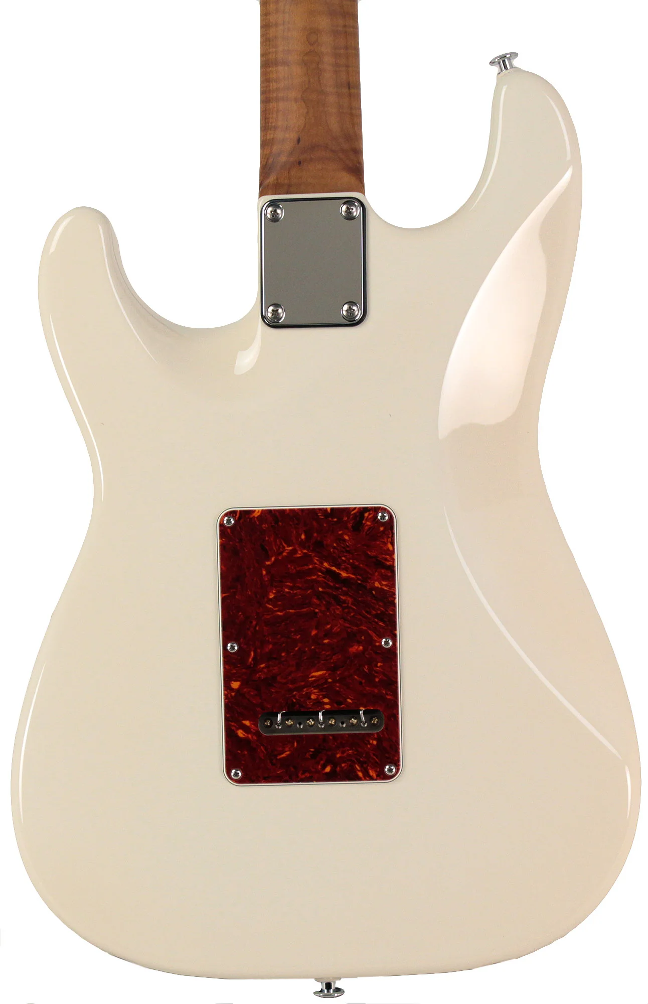 Suhr Select Classic S HSS Roasted Flamed Guitar, Olympic White, Rosewood - Image 6