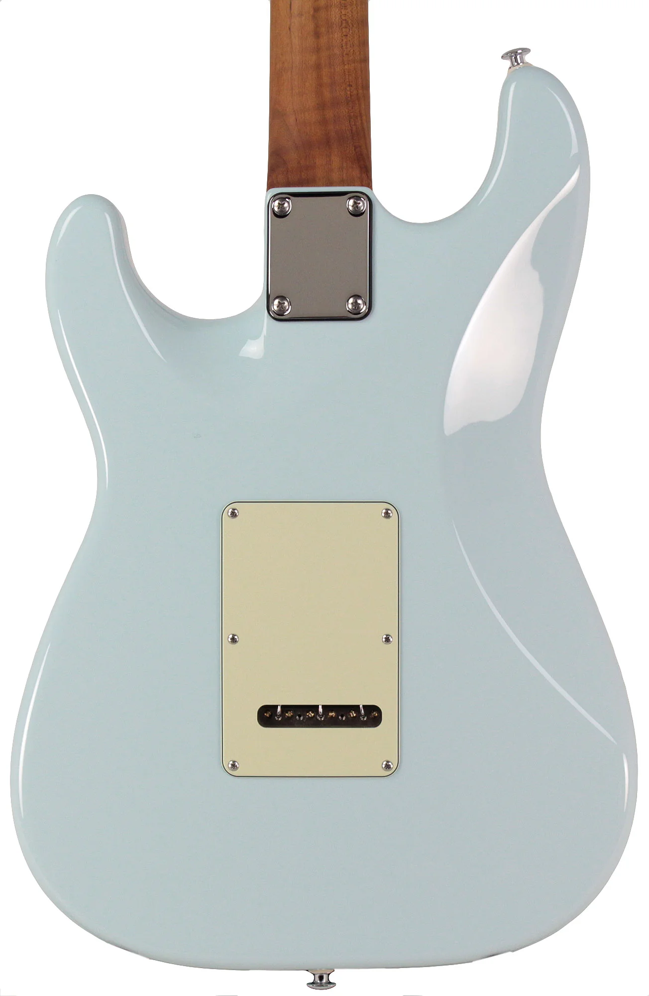 Suhr Select Classic S HSS Roasted Flamed Guitar, Sonic Blue, Rosewood - Image 5