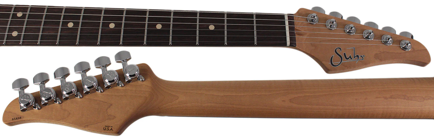 Suhr Limited Classic S Metallic Guitar, Brandywine - Image 8
