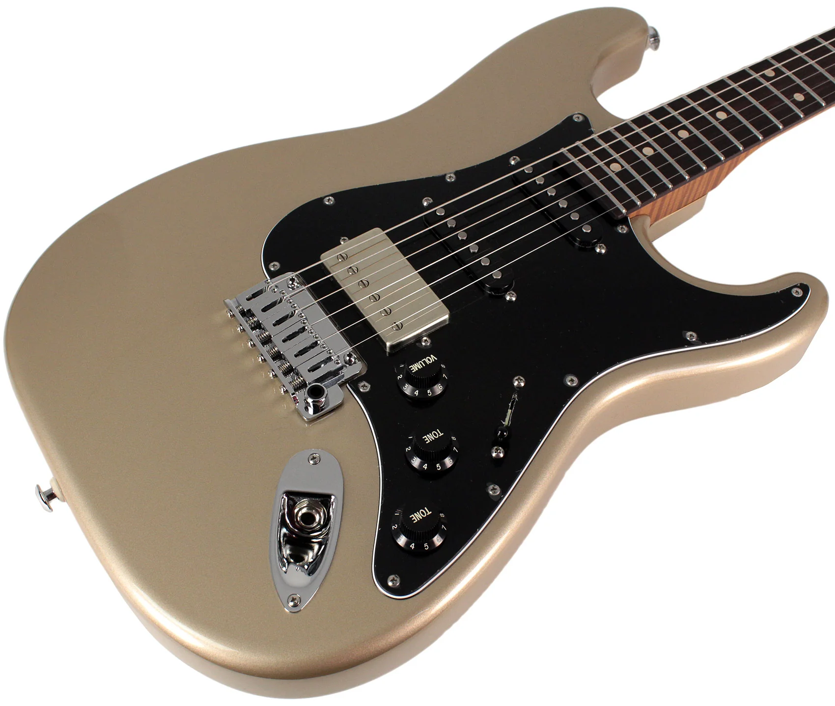 Suhr Limited Classic S Metallic Guitar, Champagne - Image 2