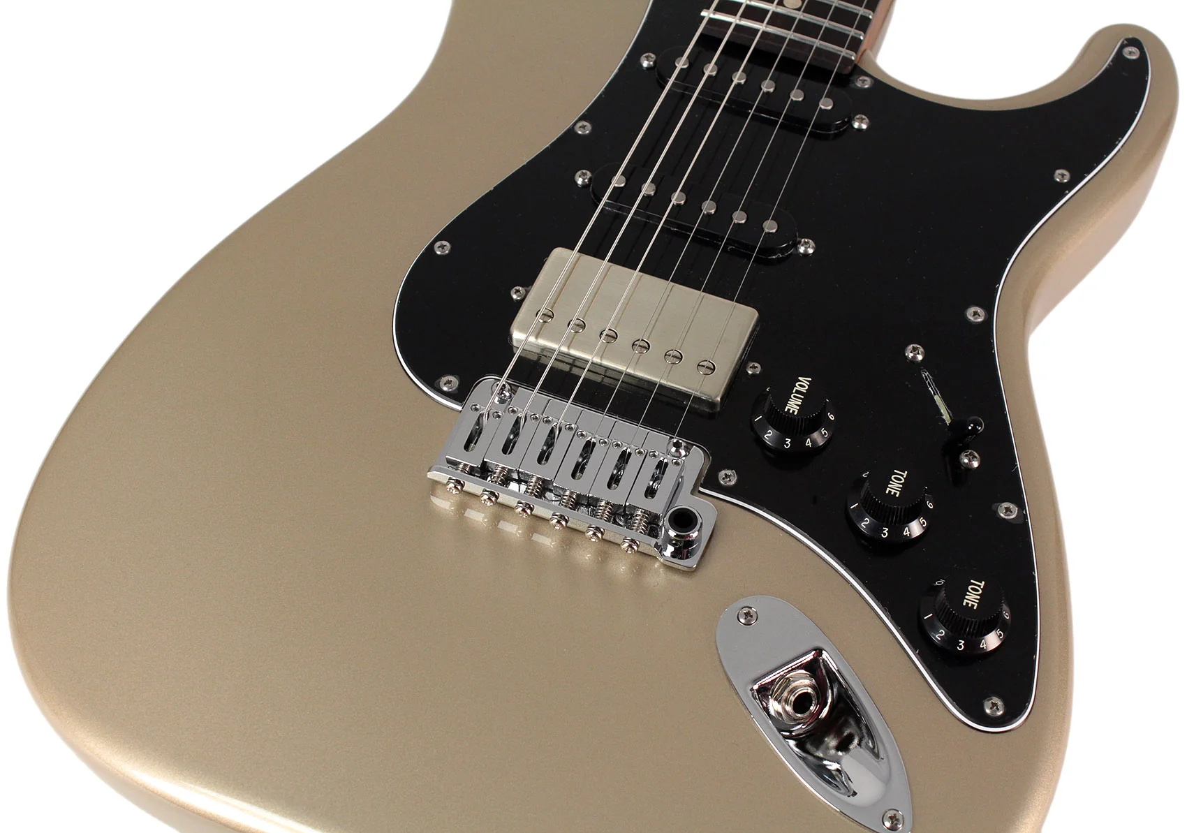 Suhr Limited Classic S Metallic Guitar, Champagne - Image 3