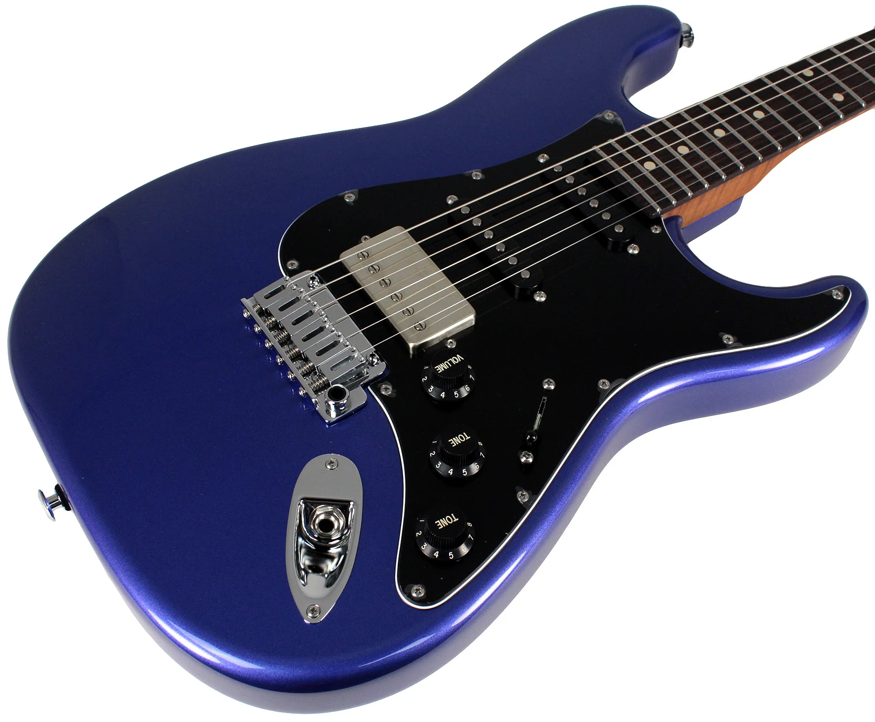 Suhr Limited Classic S Metallic Guitar, Indigo - Image 2