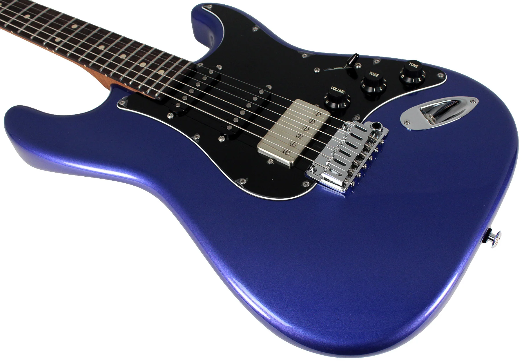 Suhr Limited Classic S Metallic Guitar, Indigo - Image 4