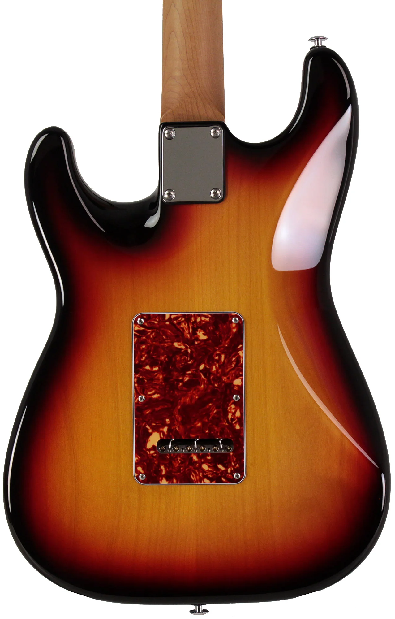 Suhr Select Classic S Guitar, Roasted Flamed Neck, 3-Tone Burst, Rosewood - Image 5