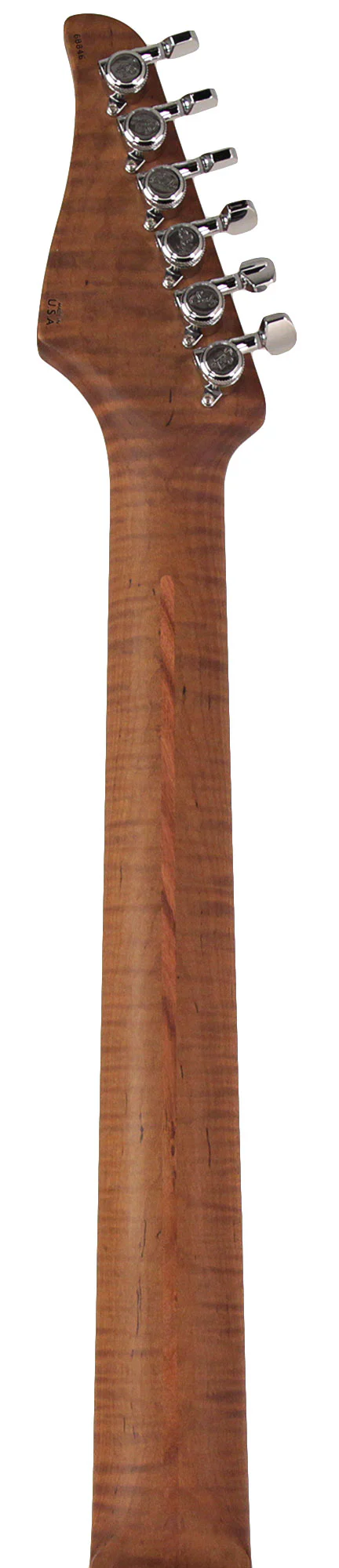 Suhr Select Classic S Guitar, Roasted Flamed Neck, 3-Tone Burst, Maple - Image 7