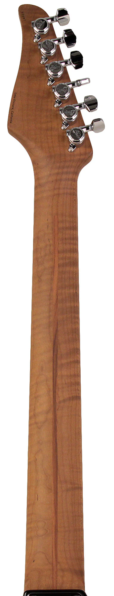 Suhr Select Classic S Guitar, Roasted Flamed Neck, Black, Maple - Image 5