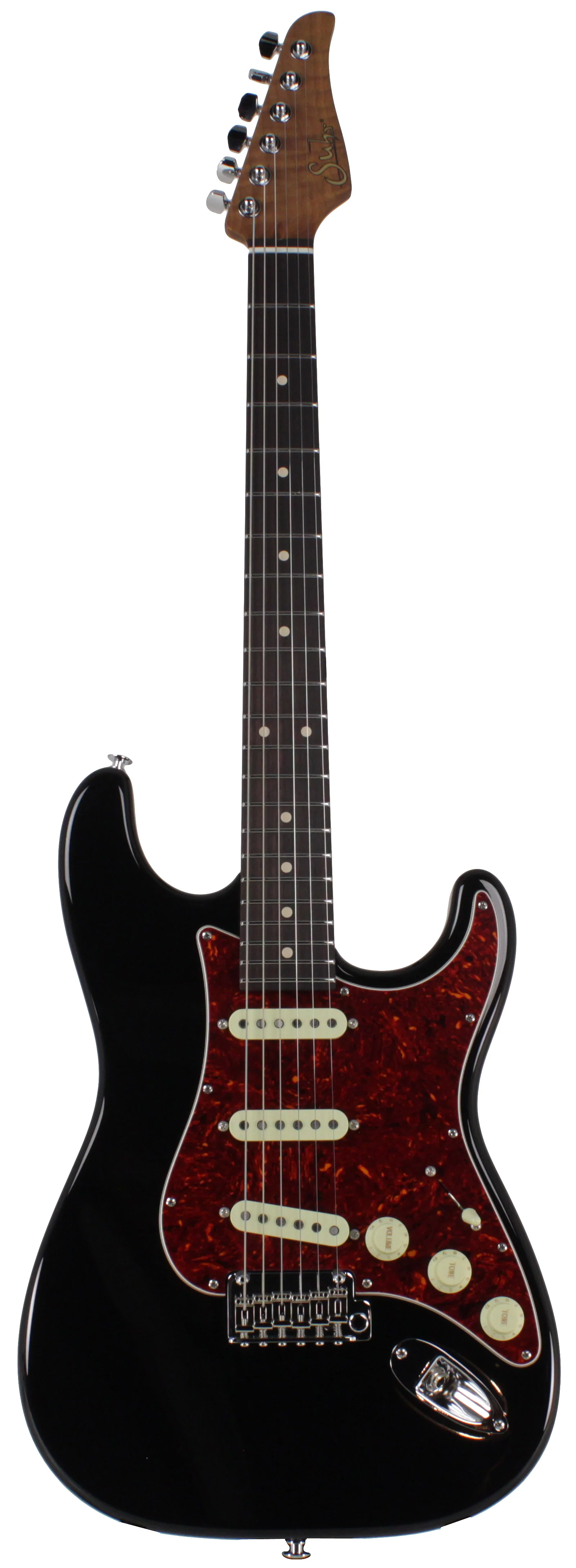 Suhr Classic S Roasted Select Guitar, Black, Rosewood
