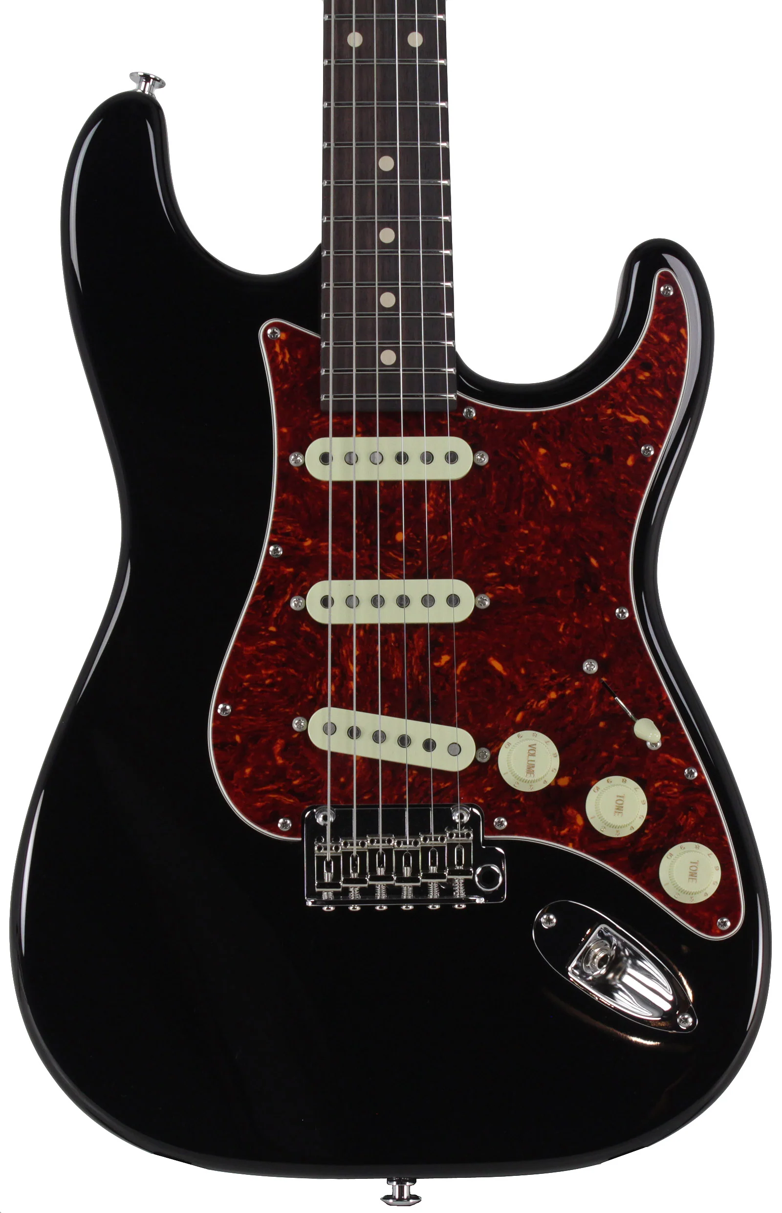 Suhr Classic S Roasted Select Guitar, Black, Rosewood - Image 5