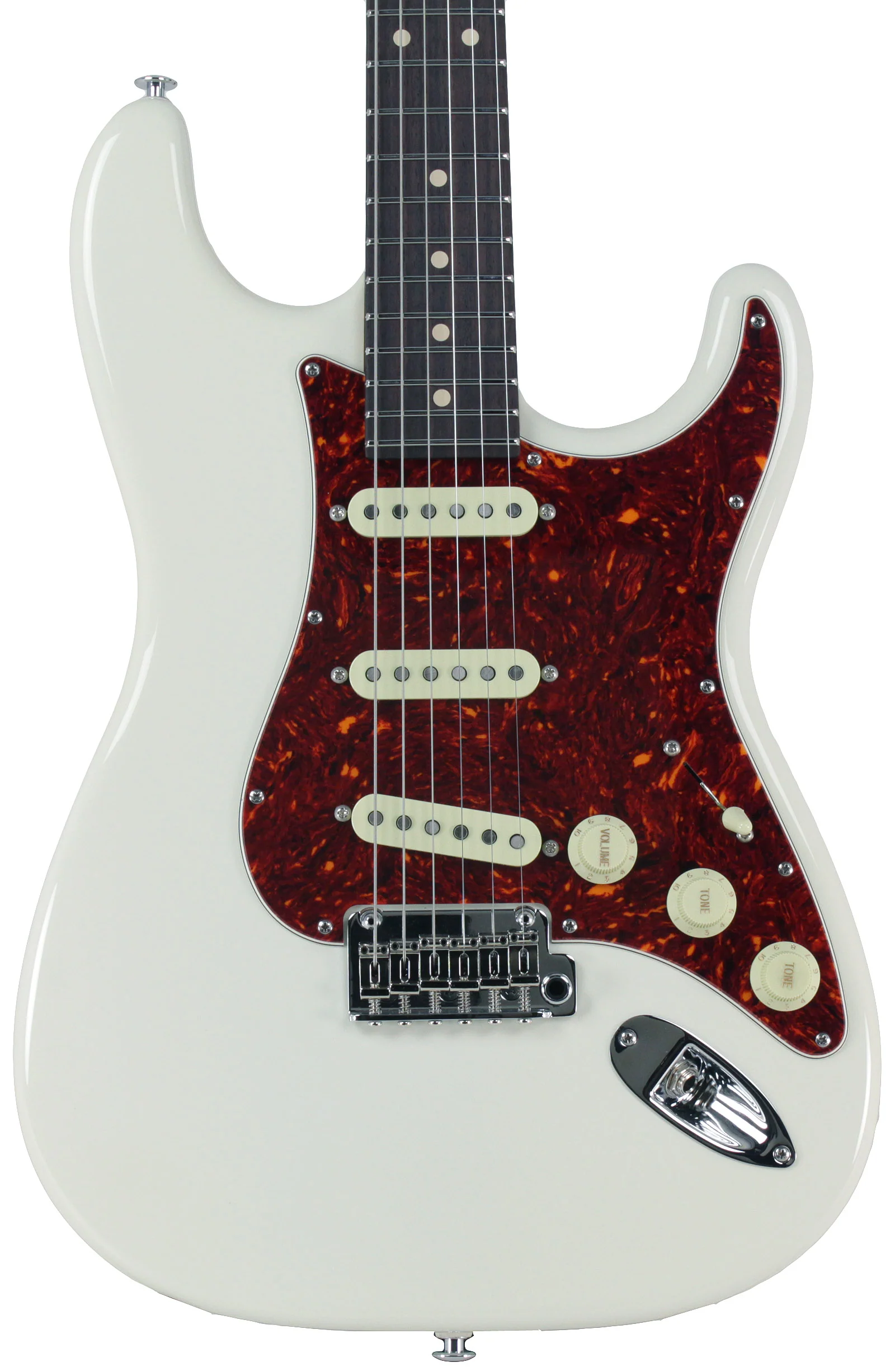 Suhr Classic S Roasted Select Guitar, Olympic White, Rosewood - Image 5