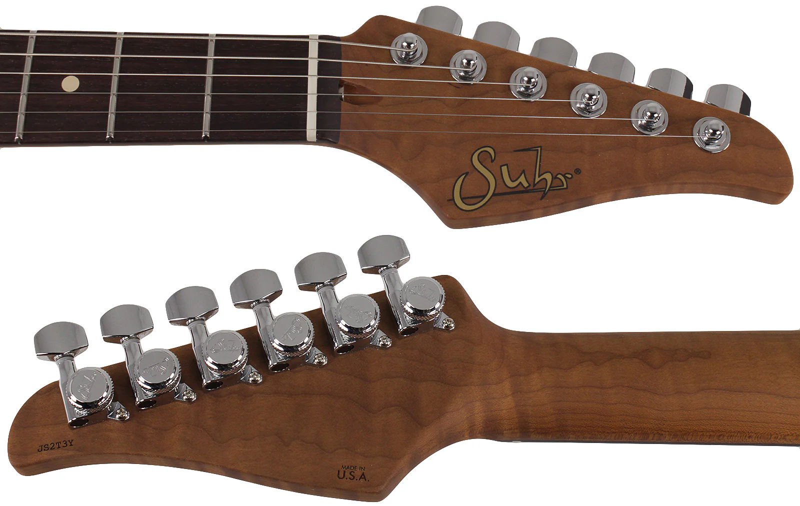 Suhr Classic S Roasted Select Guitar, Olympic White, Rosewood - Image 7