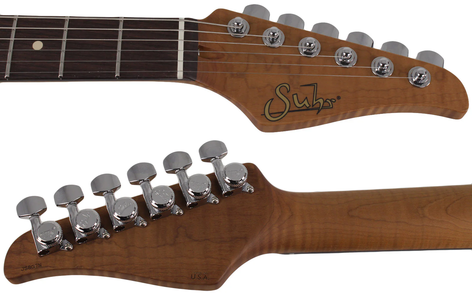 Suhr Classic S Roasted Select Guitar, Shell Pink, Rosewood - Image 7