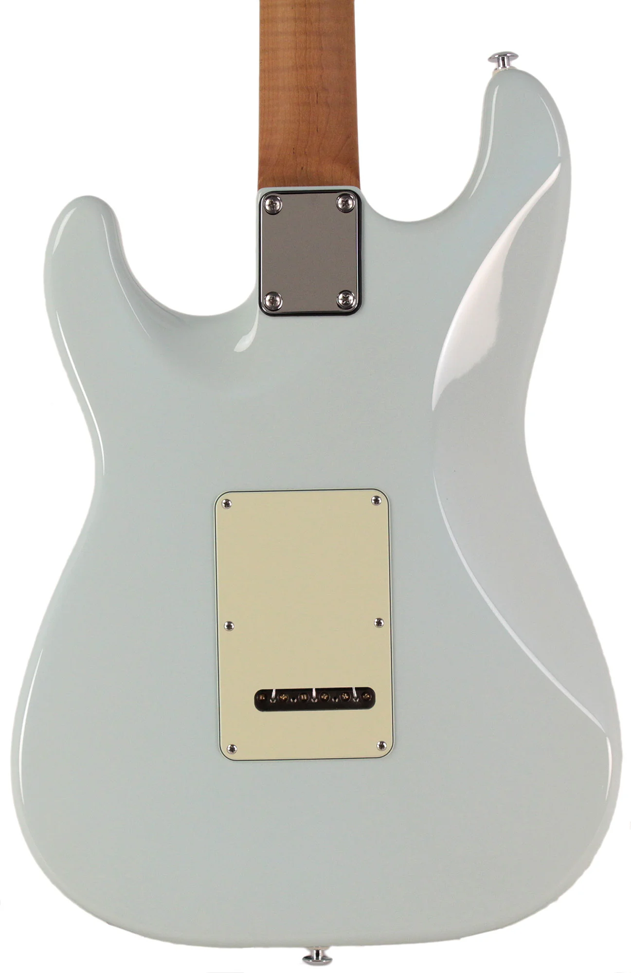 Suhr Select Classic S Guitar, Roasted Flamed Neck, Sonic Blue, Rosewood - Image 6