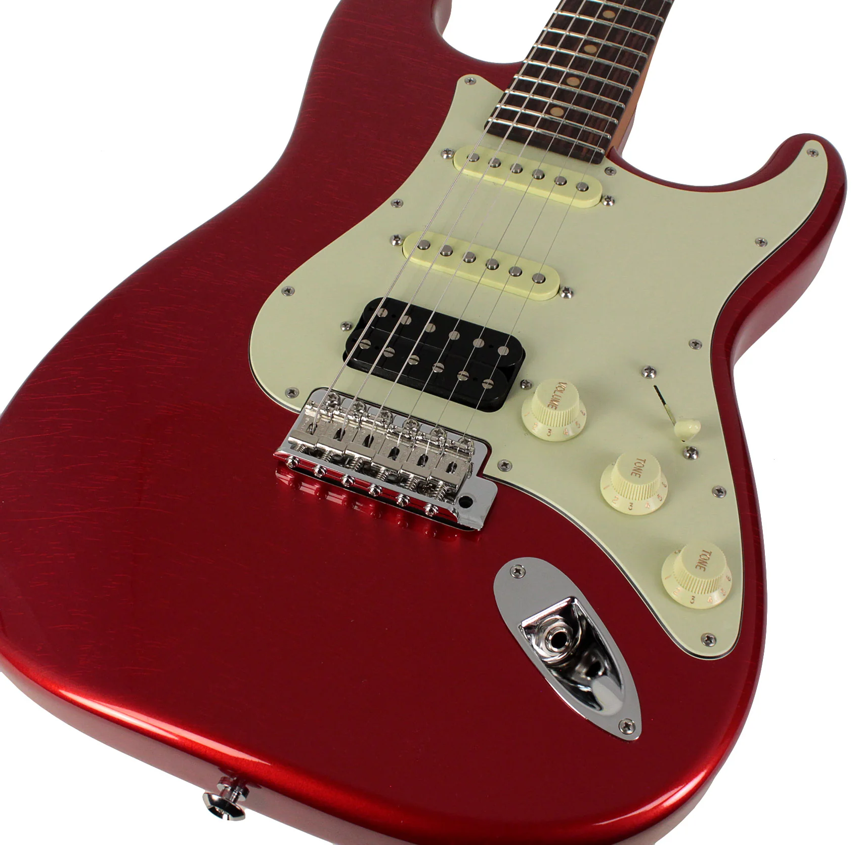 Suhr Classic S Vintage Limited Guitar, Candy Apple Red - Image 3