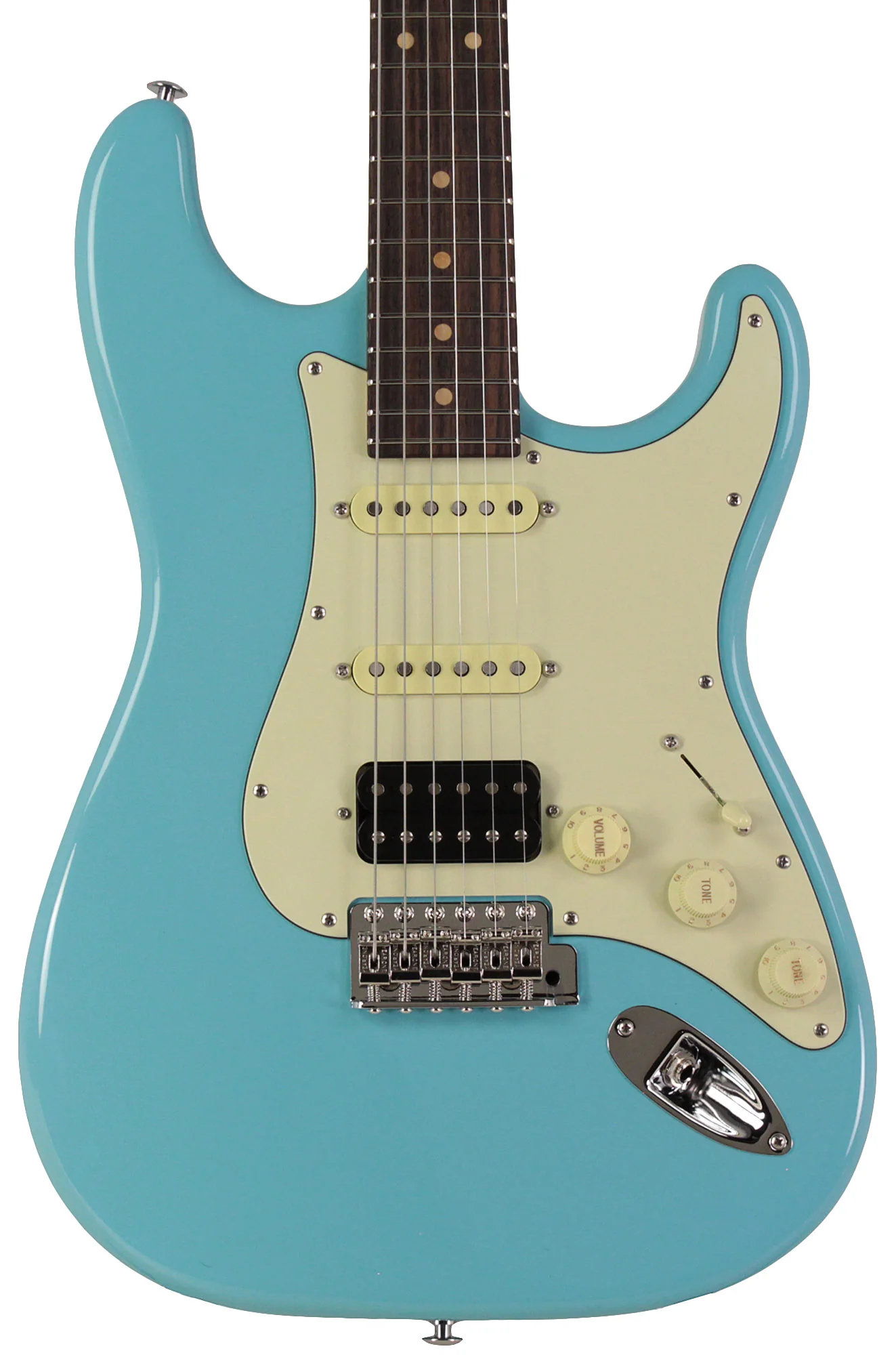 Suhr Classic S Vintage Limited Guitar, Daphne Blue - Image 6