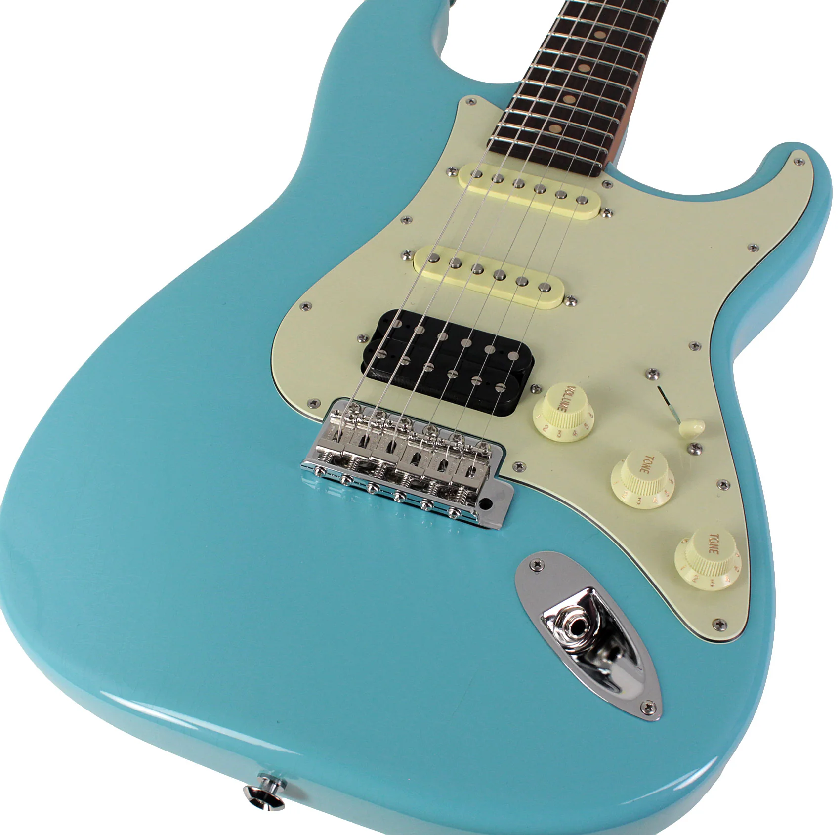 Suhr Classic S Vintage Limited Guitar, Daphne Blue - Image 3