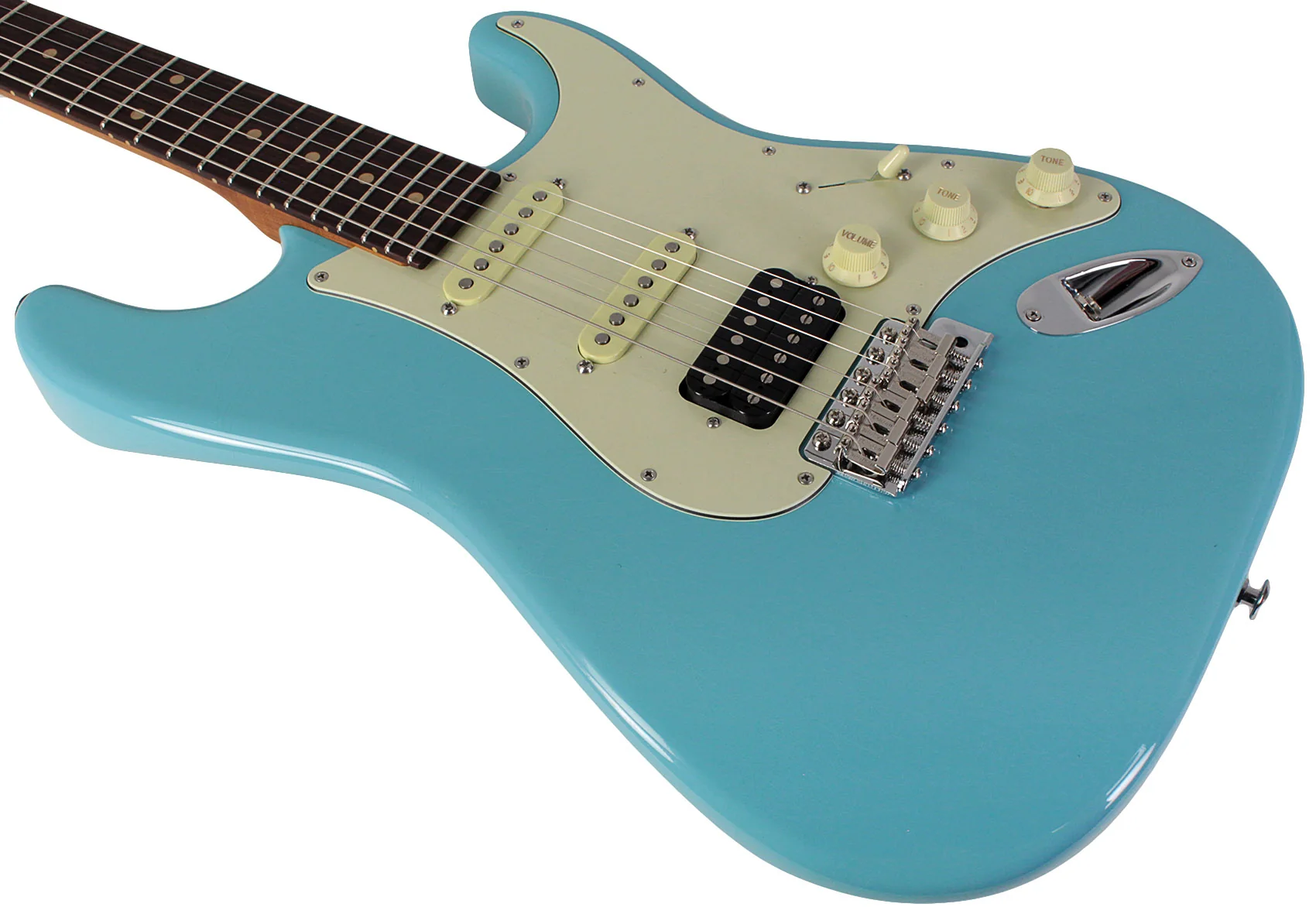 Suhr Classic S Vintage Limited Guitar, Daphne Blue - Image 5
