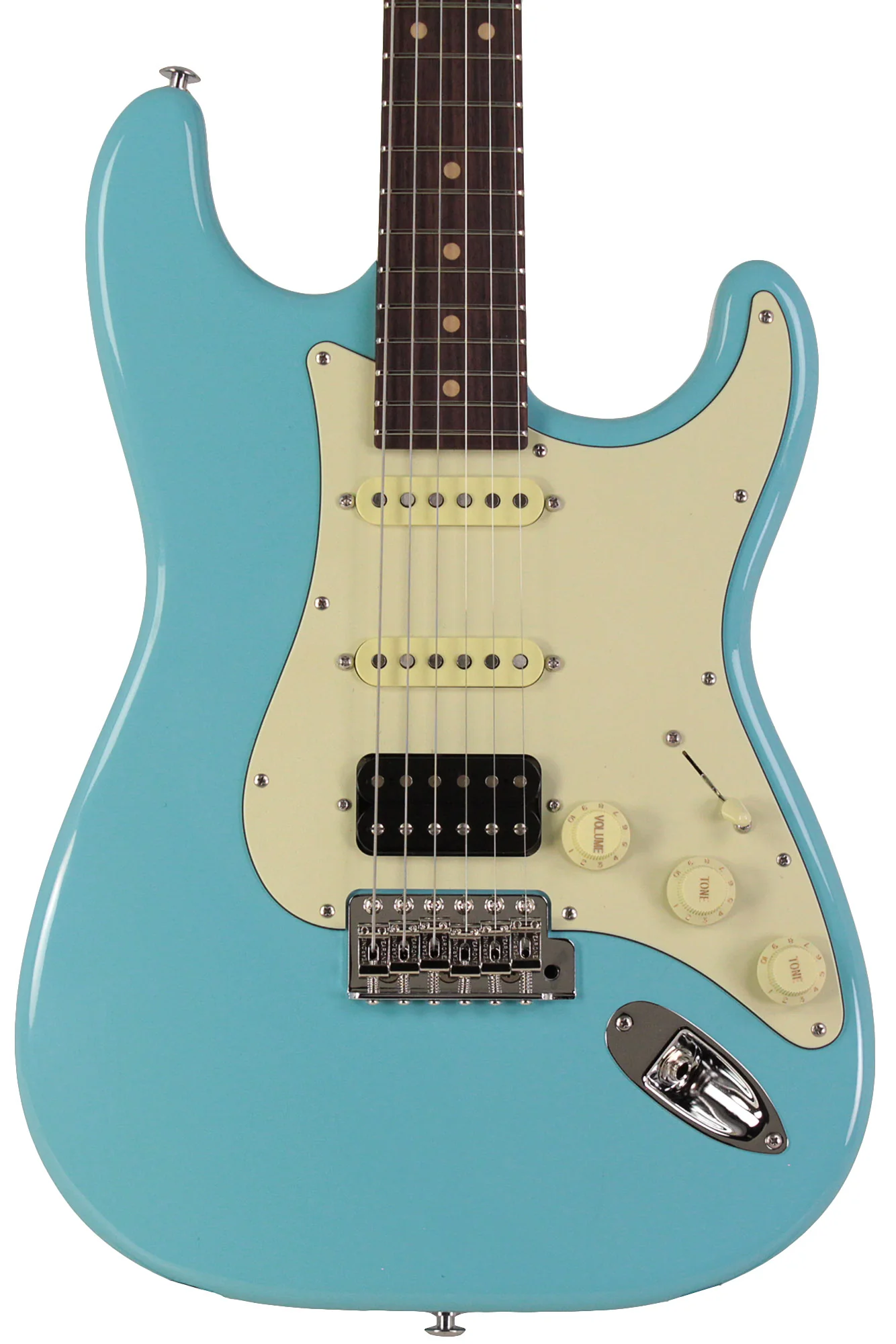 Suhr Classic S Vintage Limited Guitar, Daphne Blue - Image 8