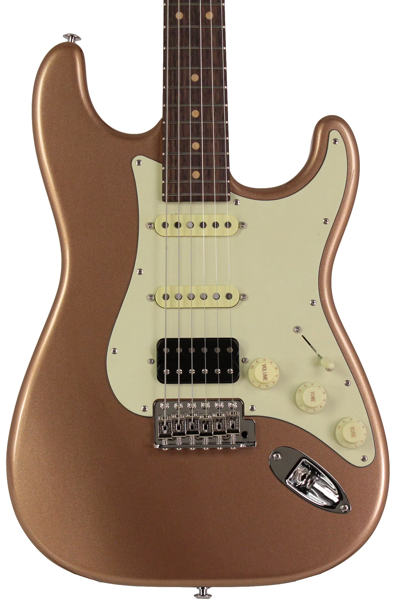 Suhr Classic S Vintage Limited Guitar, Firemist Gold - Image 7