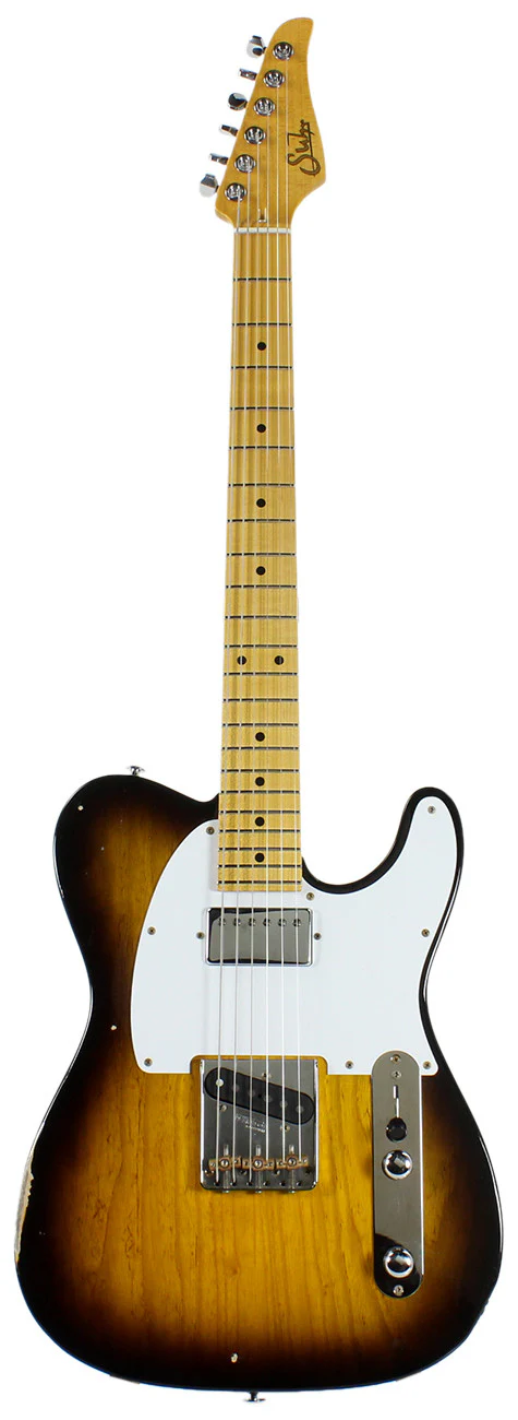 Suhr Classic T Antique Guitar - 2 Tone Burst, Humbucker - Image 2