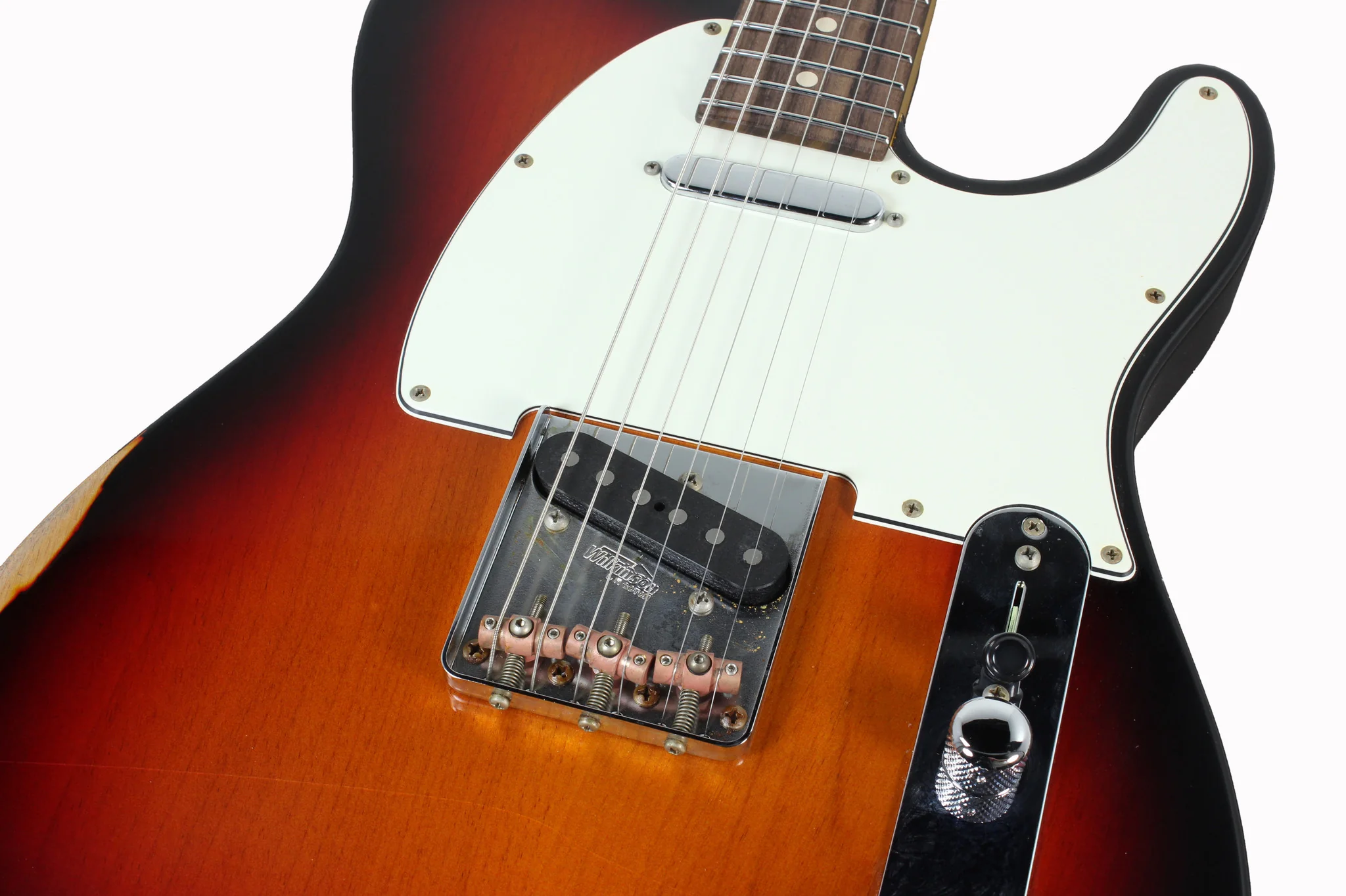Suhr Classic T Antique Guitar, 3 Tone Burst, Rosewood - Image 7
