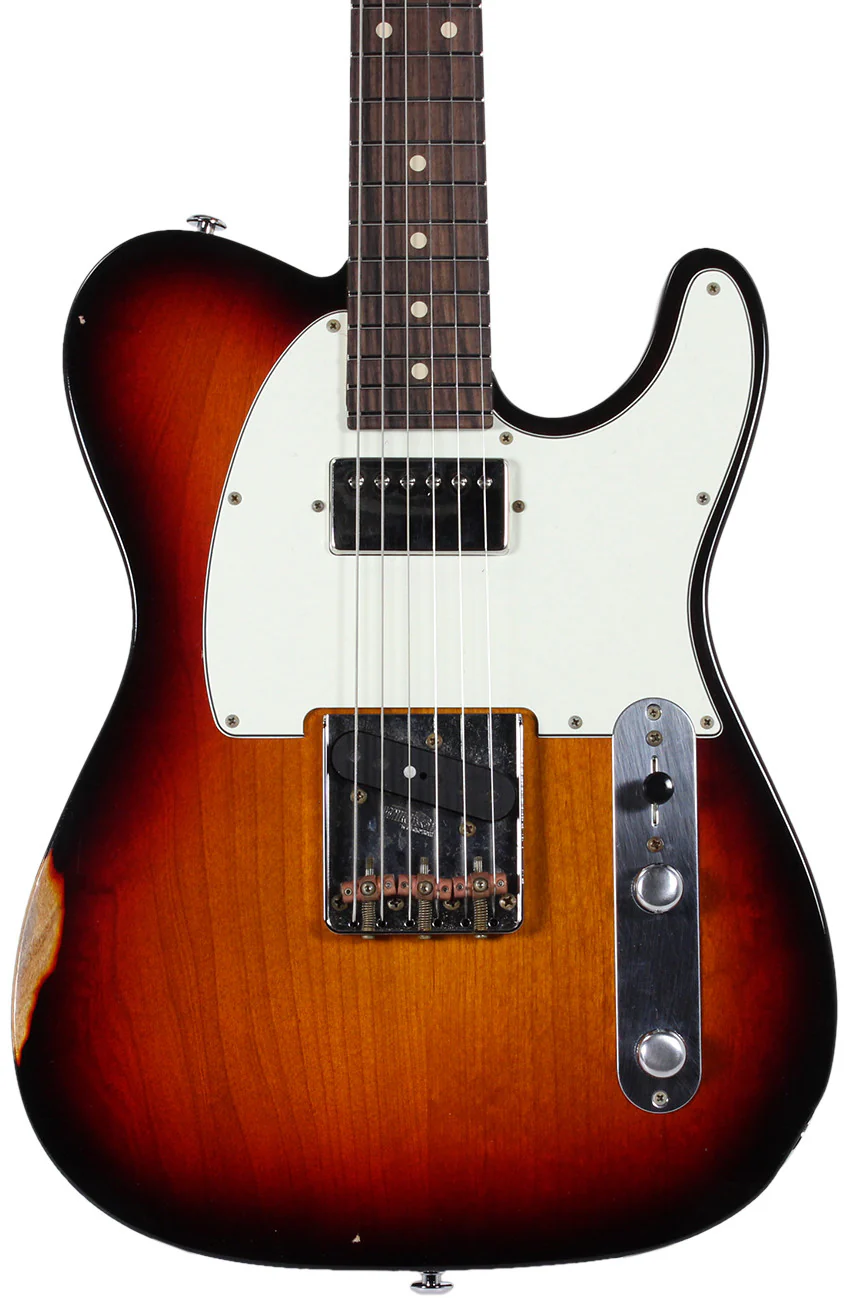 Suhr Classic T Antique Guitar - 3 Tone Burst, HS - Image 3