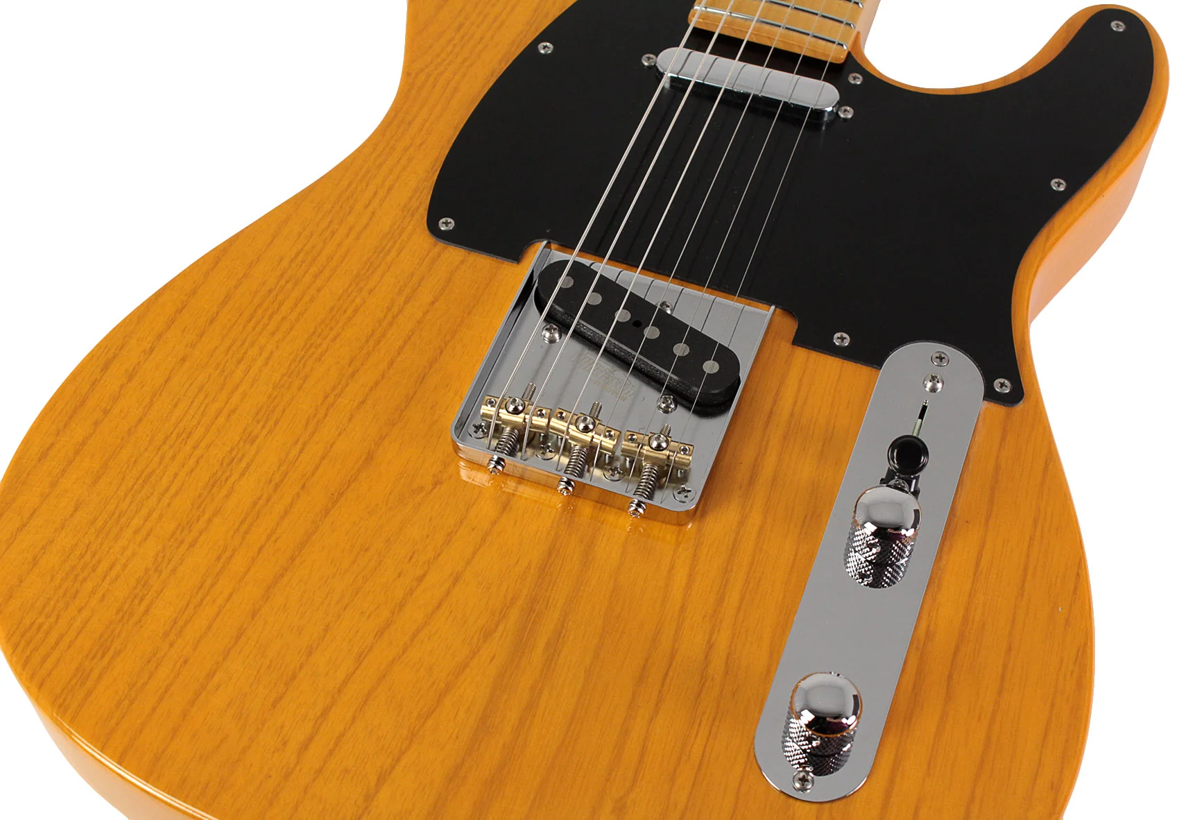 Suhr Classic T Antique Guitar, Butterscotch Blonde - Image 3
