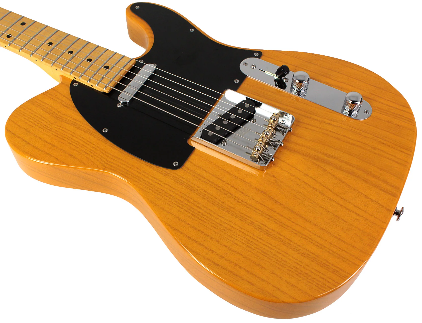 Suhr Classic T Antique Guitar, Butterscotch Blonde - Image 4
