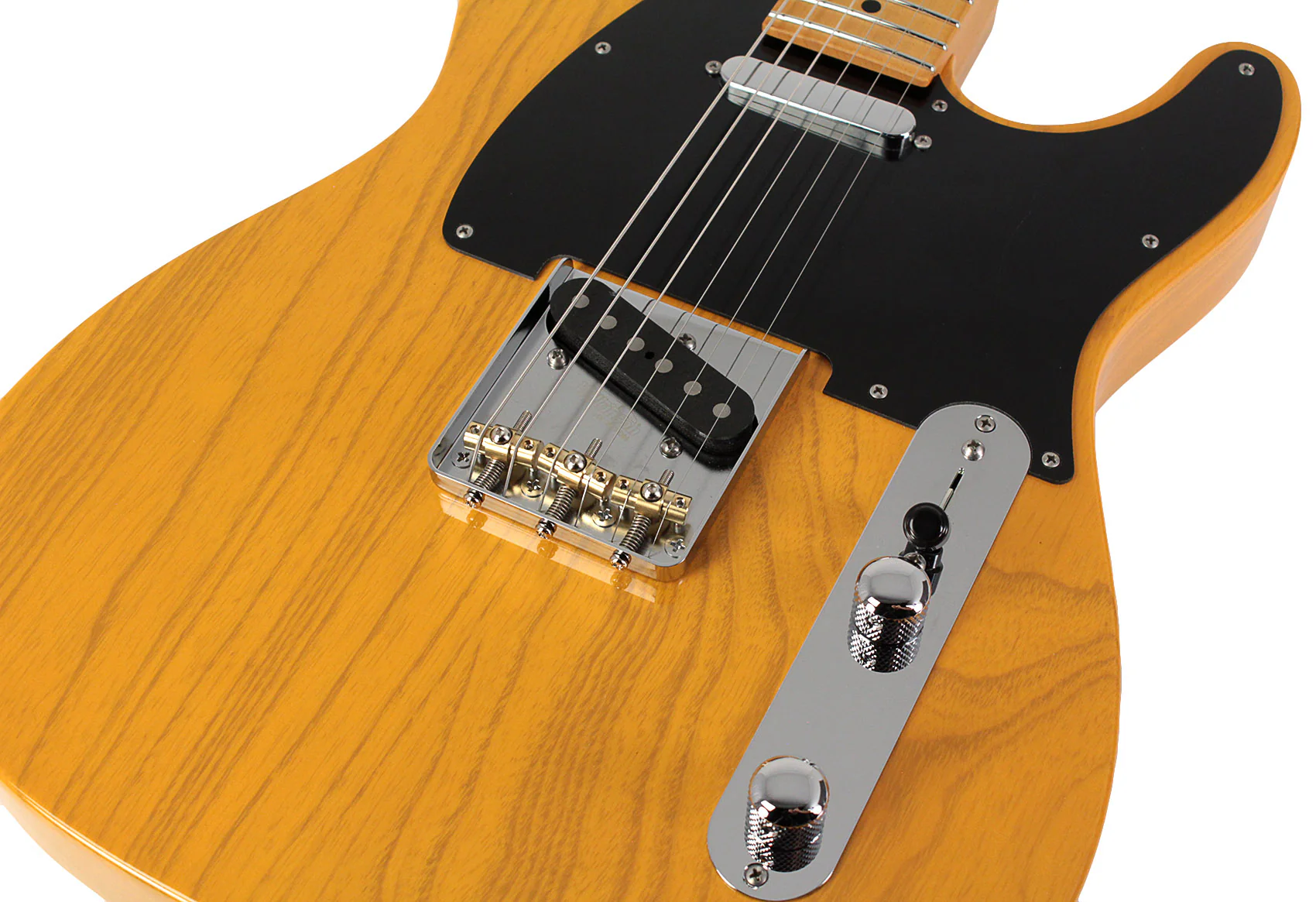 Suhr Classic T Antique Guitar, Butterscotch Blonde - Image 3