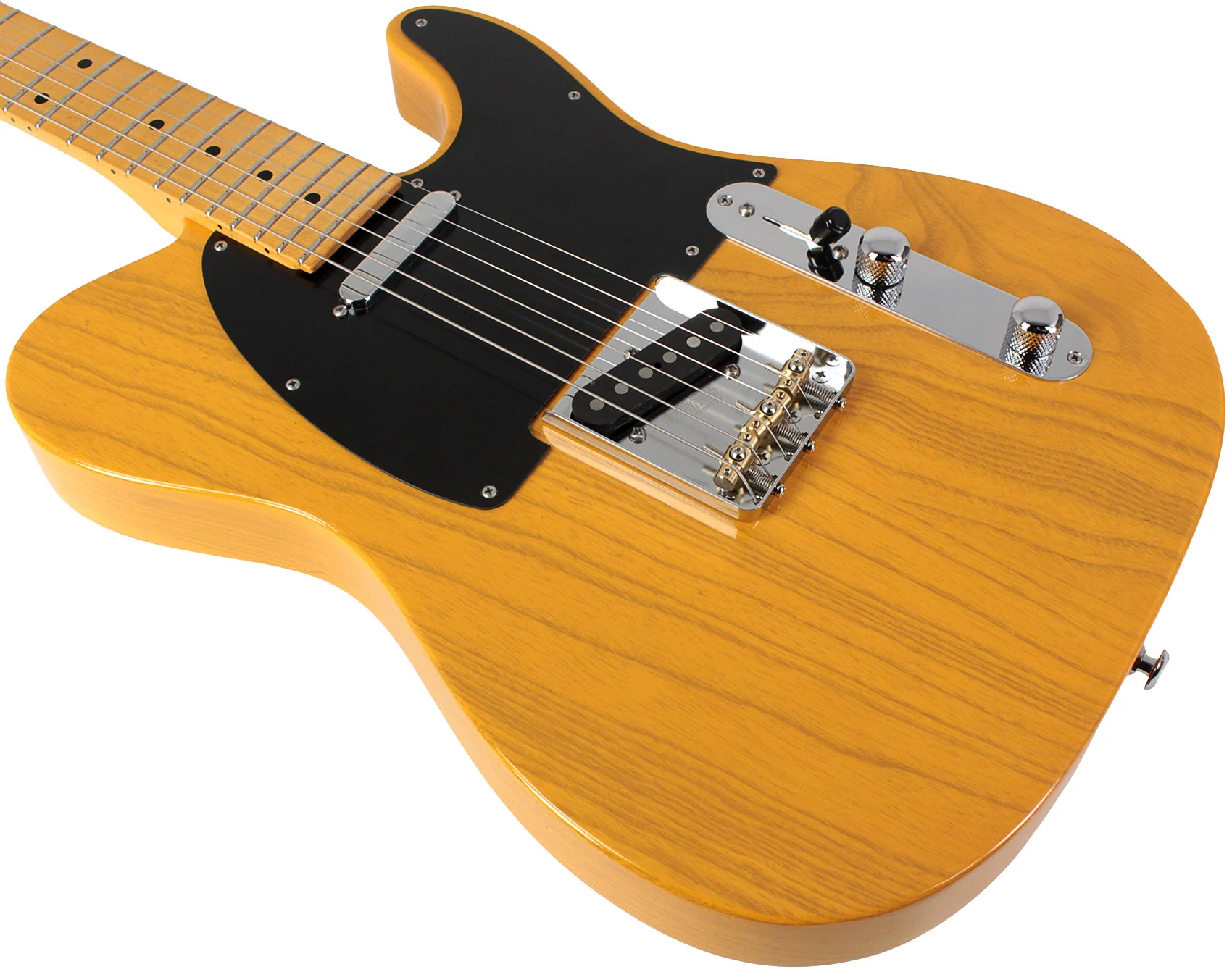 Suhr Classic T Antique Guitar, Butterscotch Blonde - Image 4