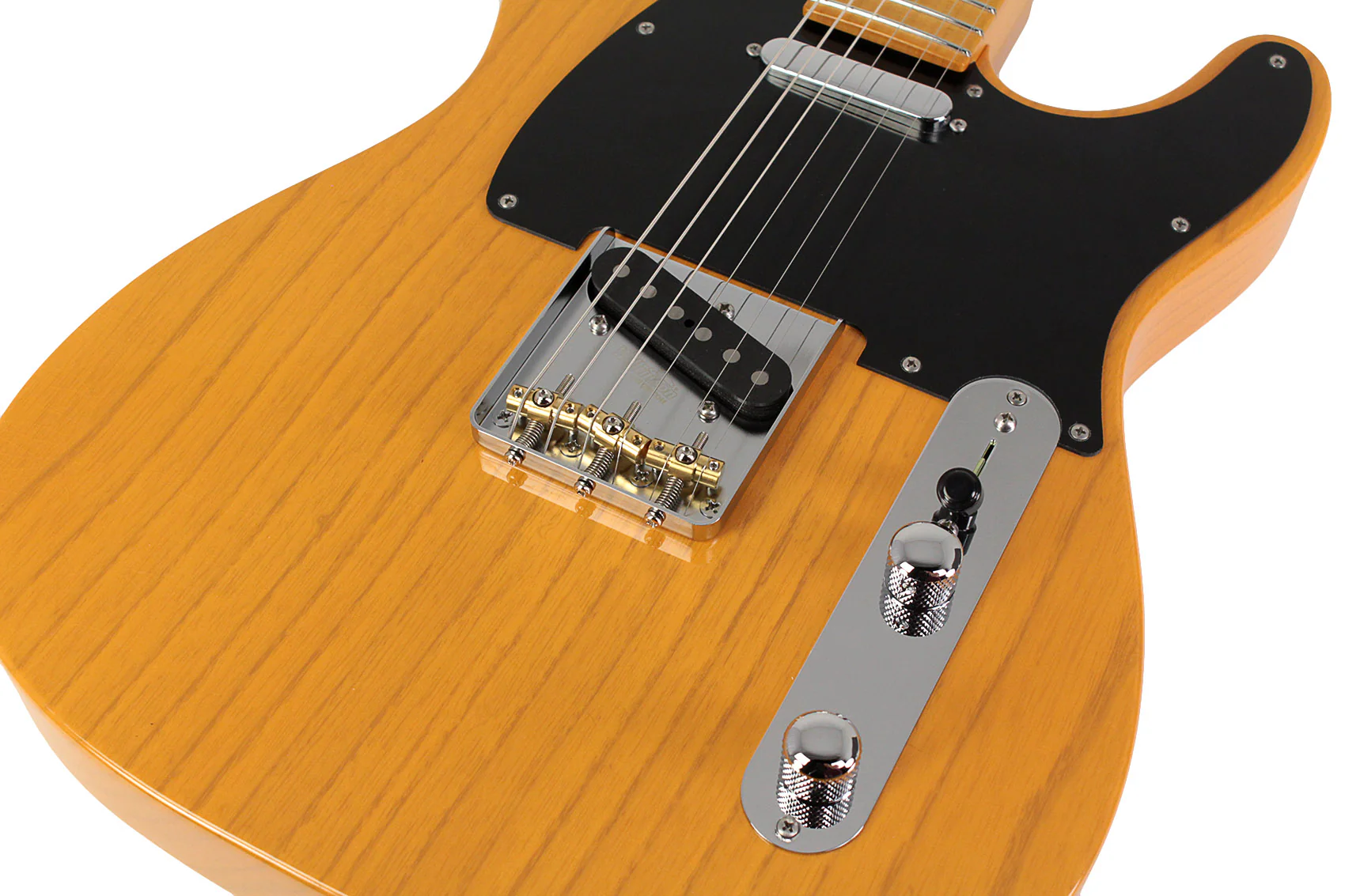 Suhr Classic T Antique Guitar, Butterscotch Blonde - Image 3